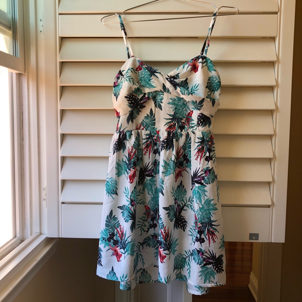 Roxy Juniors' Shore Thing Printed Fit & Flare Dres